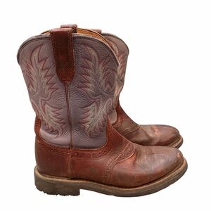 Ariat Leather Boots - Brown and Grey 11.5